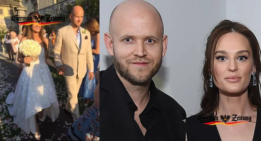 Sofia Levander und Daniel Ek bei einem öffentlichen Event