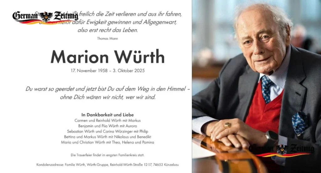 Marion Würth Todesursache